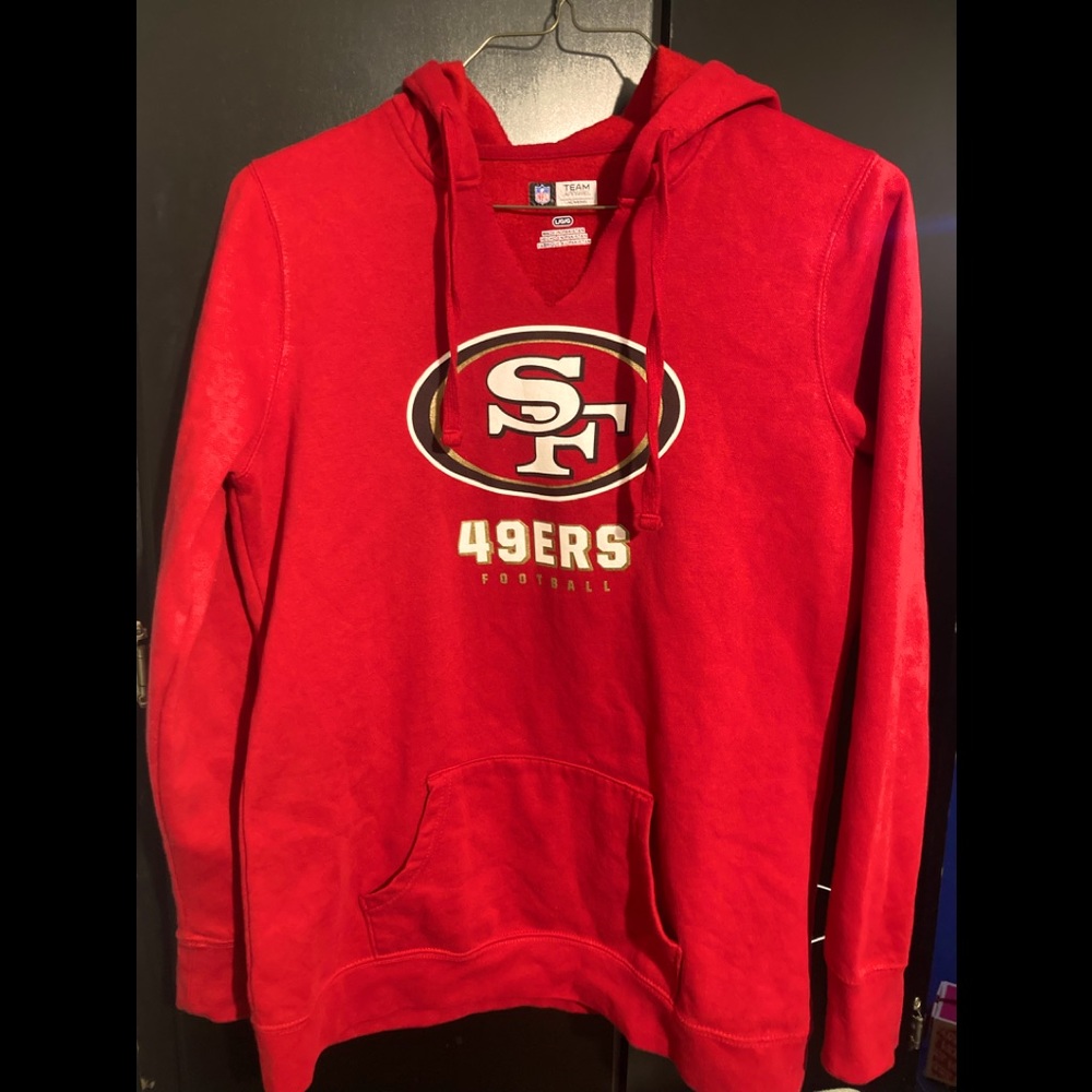 NFL San Francisco 49ers Womens V-Neck Hoodie